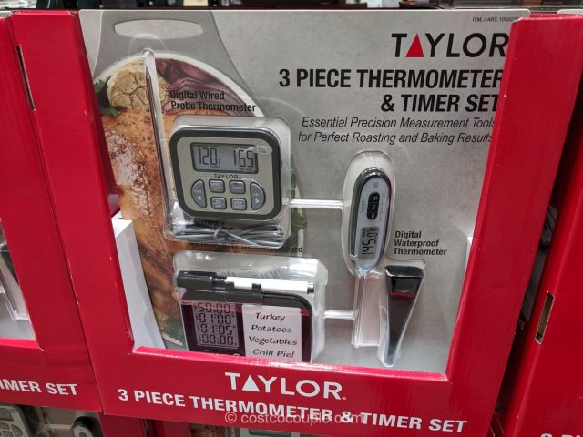 Taylor 3-Piece Thermometer and Timer Set Costco 