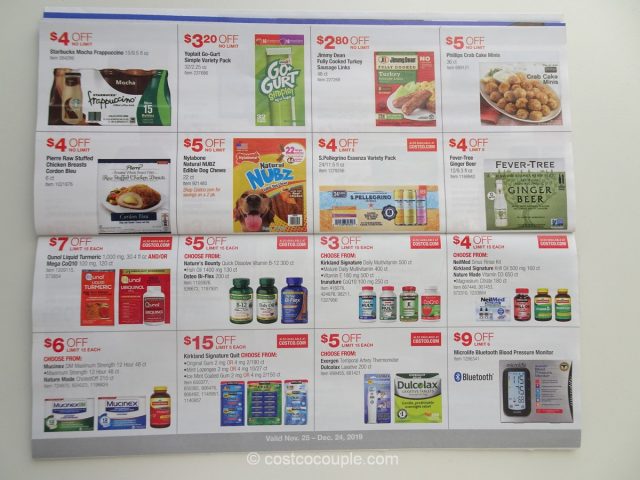 Costco December 2019 Coupon Book 11/25/19 to 12/24/19
