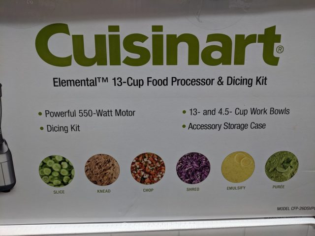 Cuisinart 13-Cup Food Processor with Dicing Kit Costco 