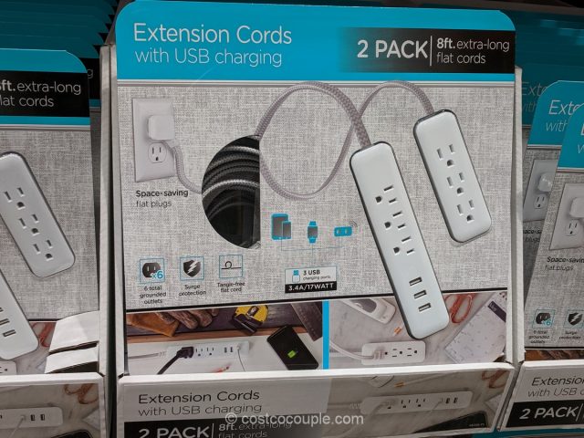 Jasco Products Extension Cords with USB Costco 