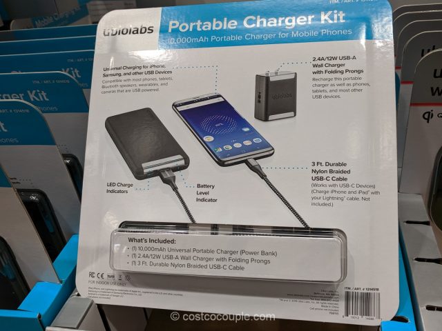 Ubio Labs Portable Charger Kit Costco
