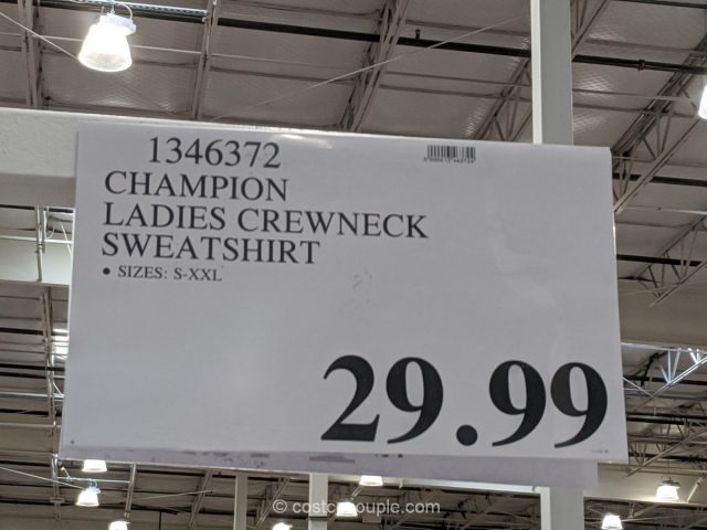 Champion Ladies Crewneck Sweatshirt Costco 