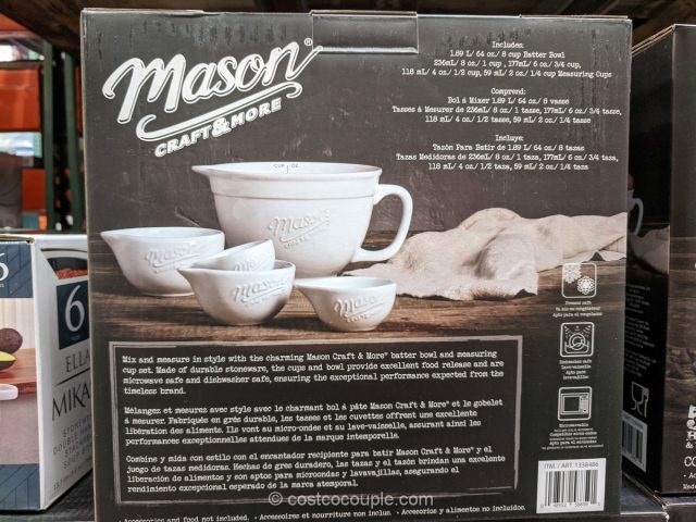Mason 5-Piece Batter Bowl and Measuring Cup Set Costco 