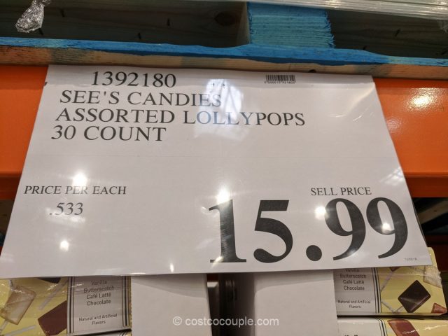 See's Candies Assorted Lollypops Costco 