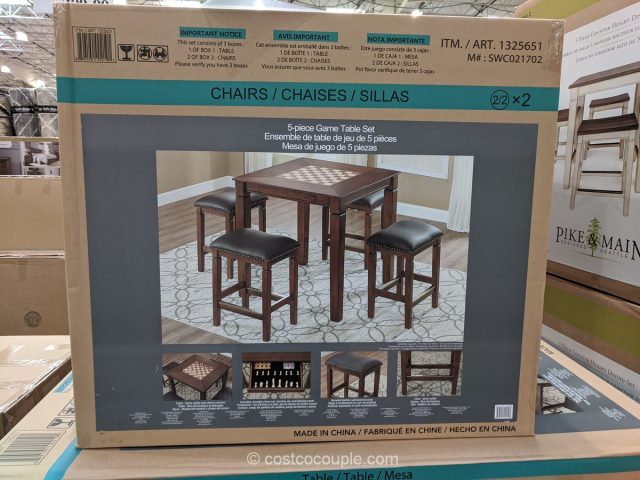 Well Universal 5-Piece Game Table Set Costco 
