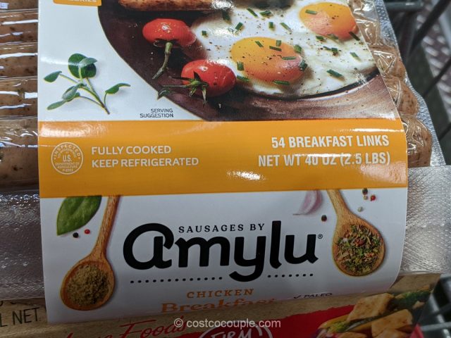 Amylu Chicken Breakfast Links Costco