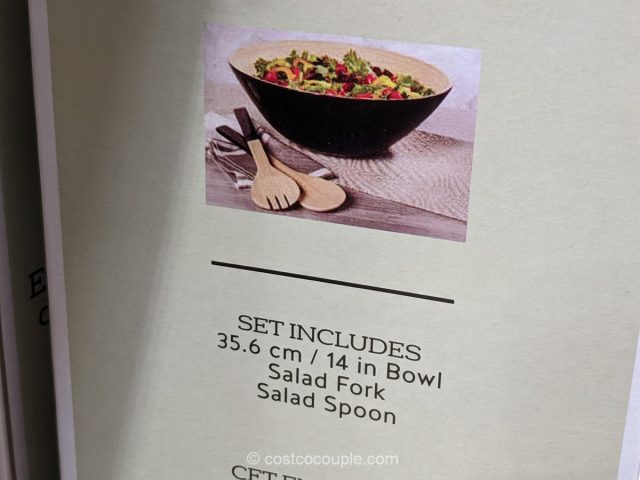 Bamboo Salad Bowl Set Costco