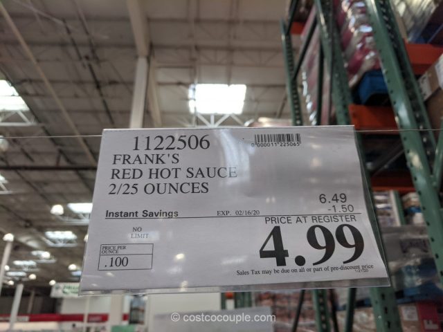 Frank's RedHot Original Sauce Costco 