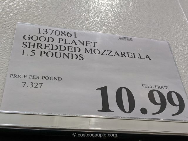 Good Planet Shredded Mozzarella Costco 
