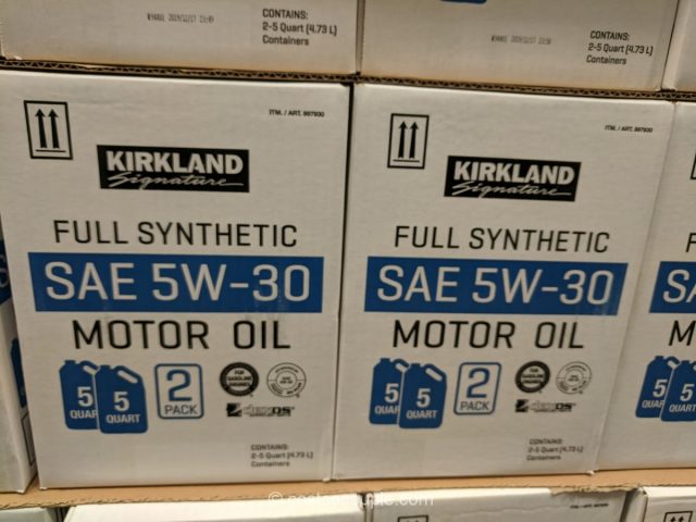 Kirkland Signature Full Synthetic SAE 5W-30 Motor Oil Costco 