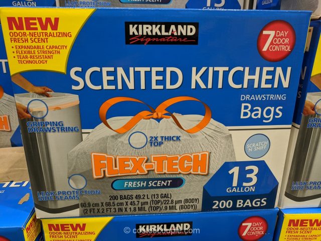 Kirkland Signature Scented Kitchen Trash Bags Costco