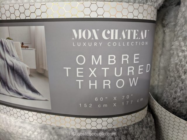 Mon Chateau Ombre Textured Throw Costco 