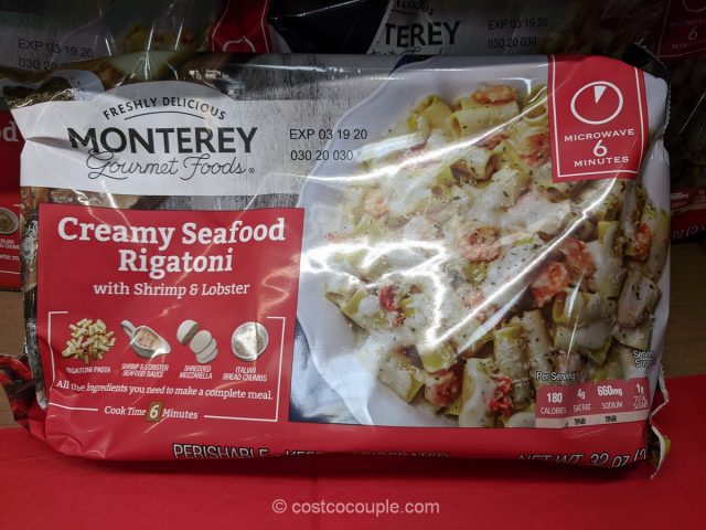 Monterey Gourmet Foods Creamy Seafood Rigatoni Costco 