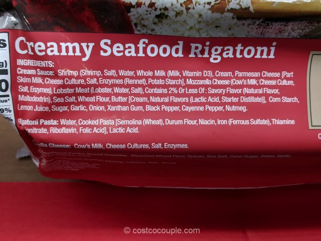 Monterey Gourmet Foods Creamy Seafood Rigatoni Costco 