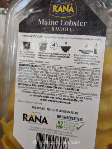 Rana Maine Lobster Ravioli Costco 
