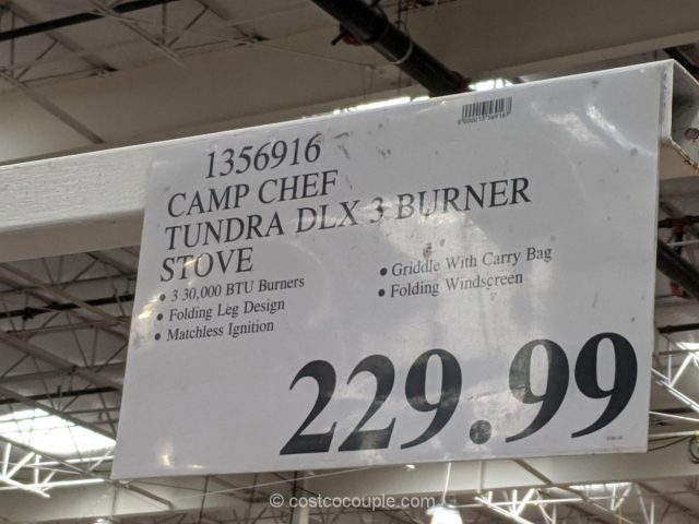 Camp Chef Tundra DLX 3-Burner Stove Costco 