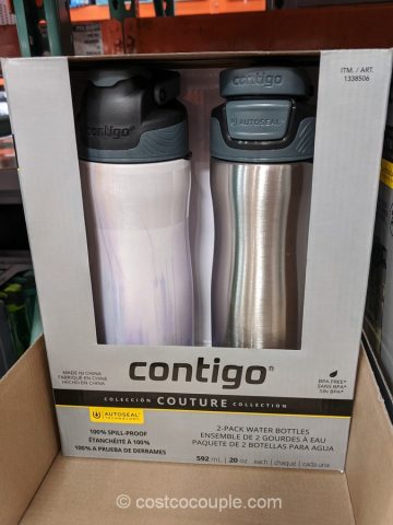 Contigo Couture Stainless Steel Water Bottles Costco 
