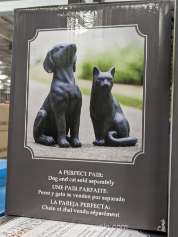 Southern Patio Dog or Cat Resin Statues Costco 