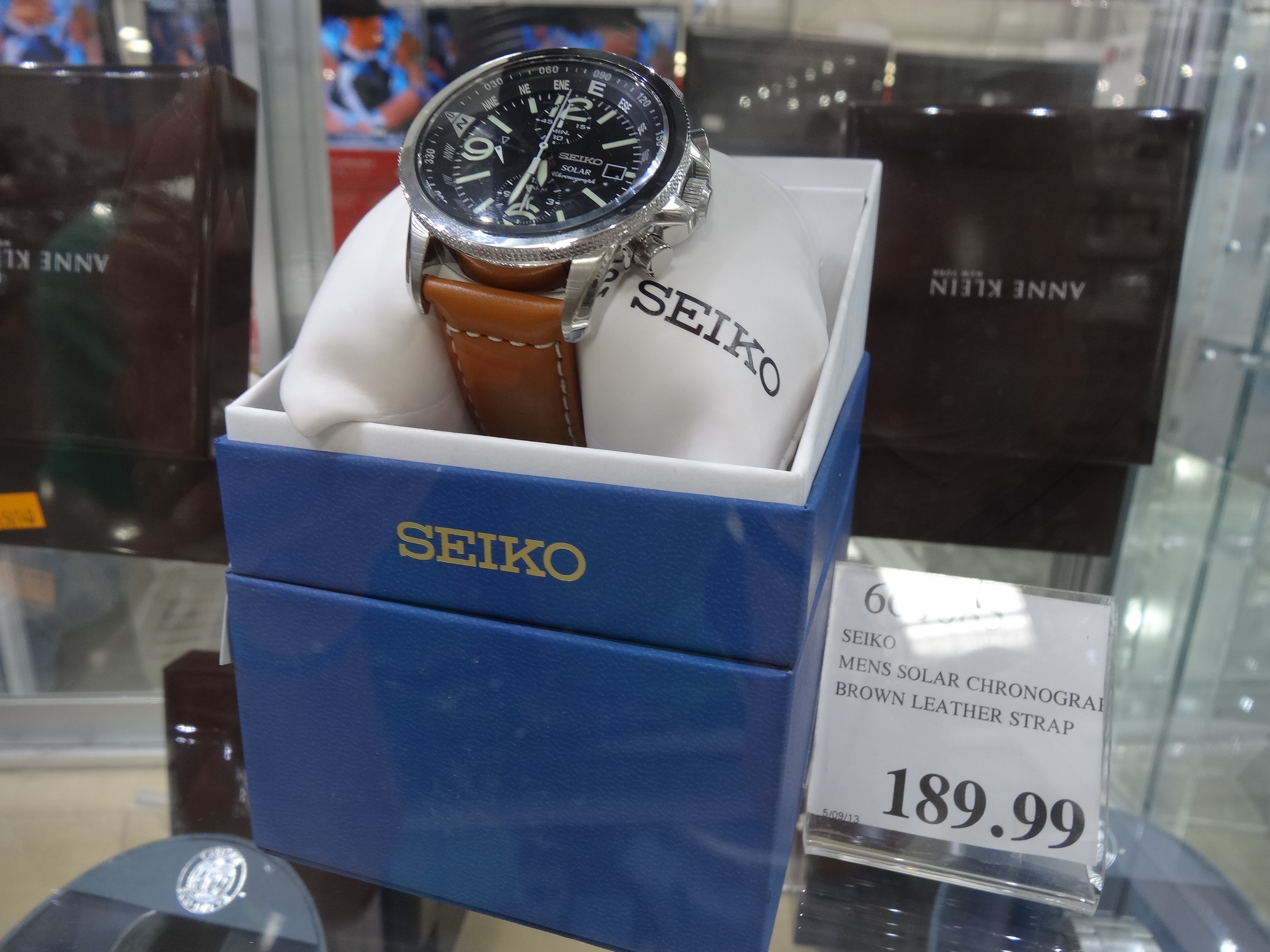 Seiko Solar Chronograph Compass Watch