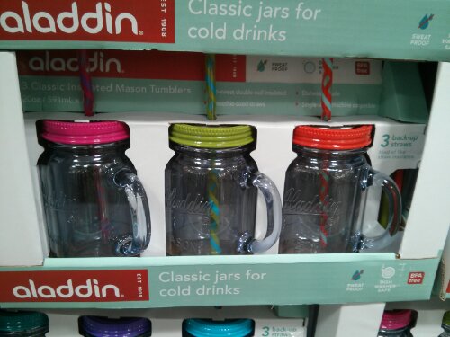 Aladdin 20 oz mason jars Costco