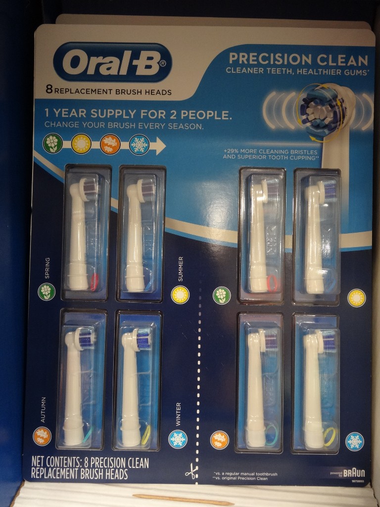 Oral-B Replacement Brushheads Costco