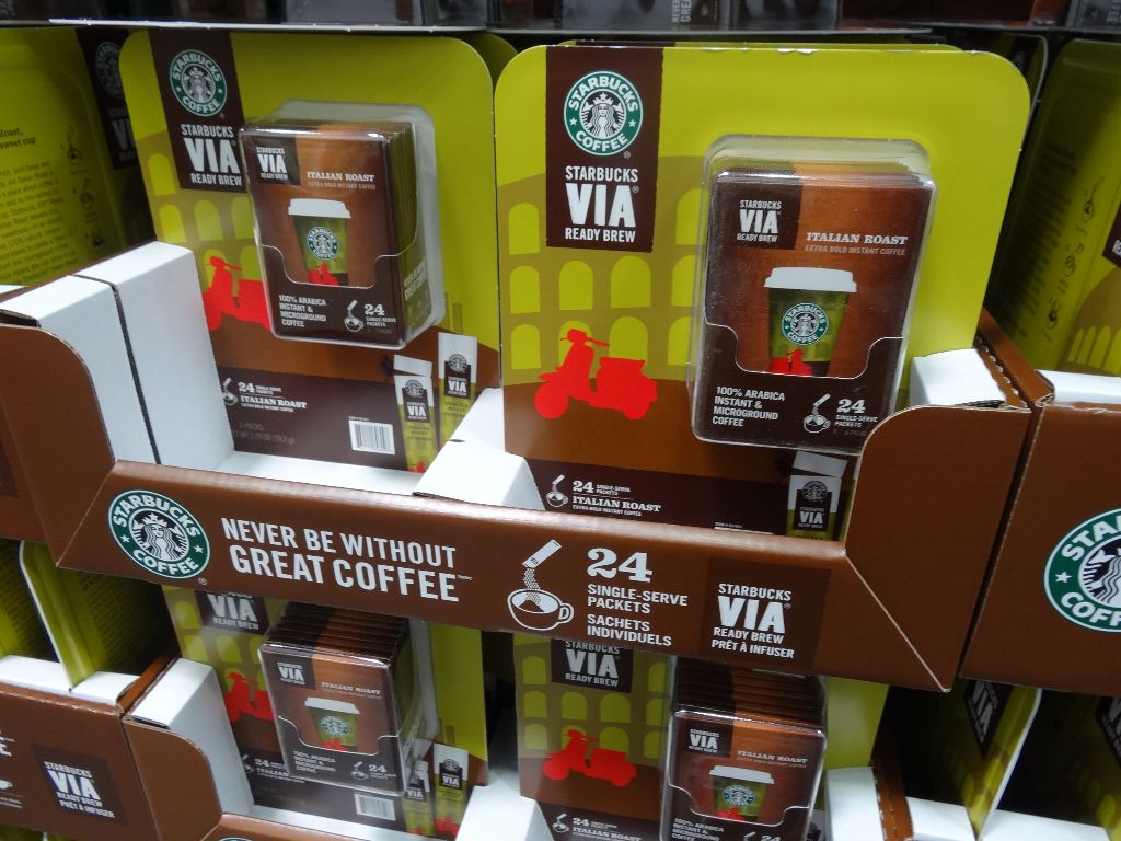 Starbucks VIA Italian Instant Coffee Costco