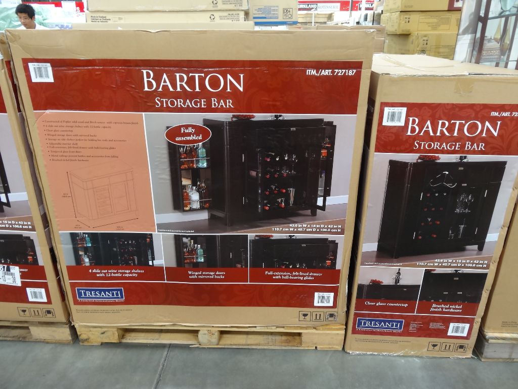Tresanti Barton Storage Bar Cabinet Costco