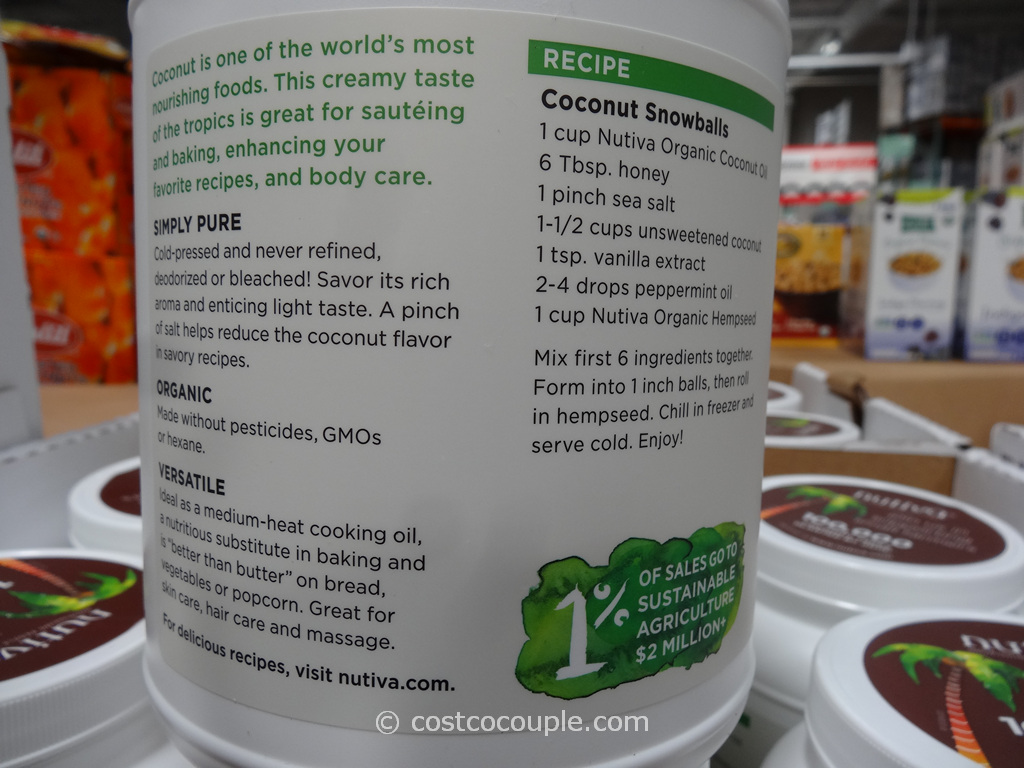 Nutiva Organic Extra Virgin Coconut Oil