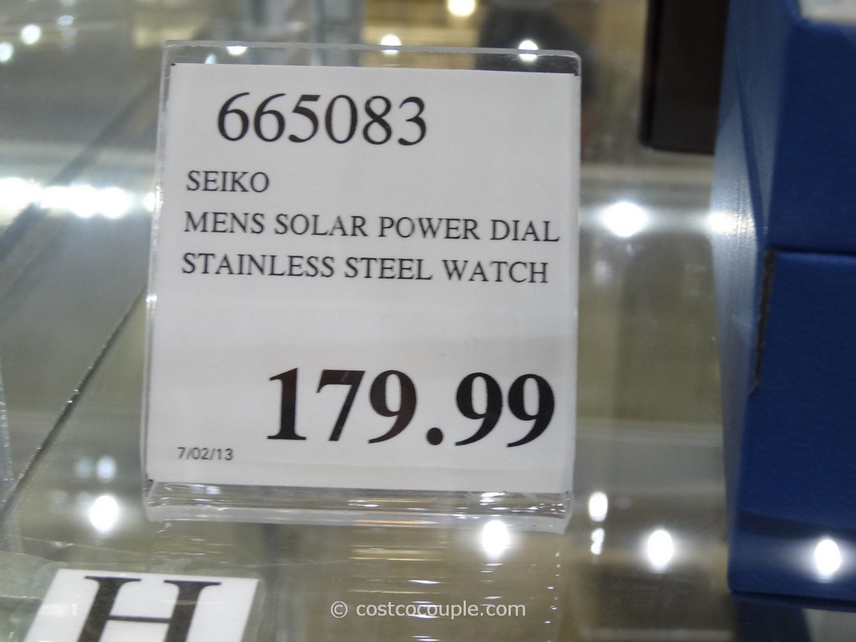 Seiko Solar Power Dial Watch