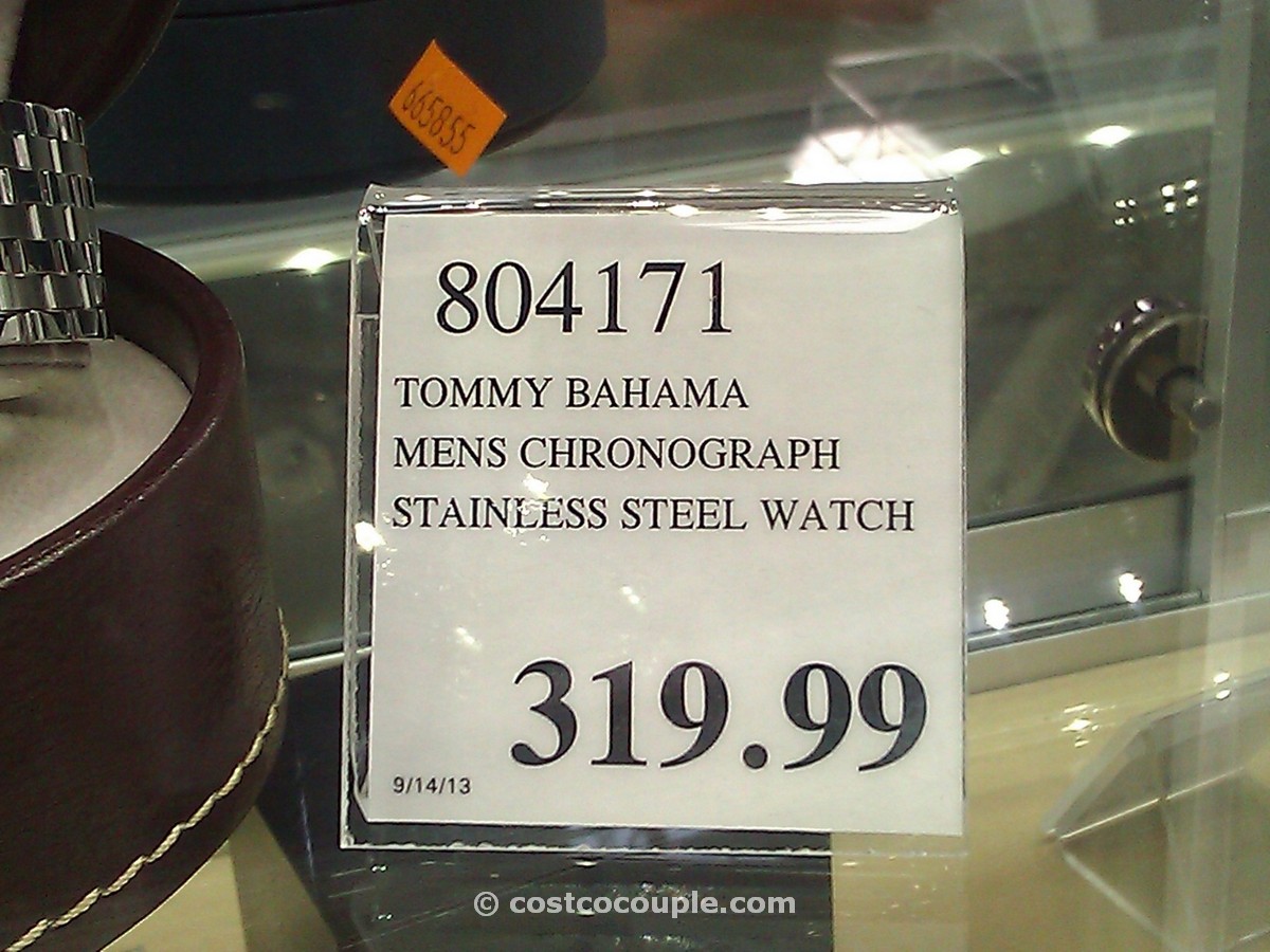 Tommy Bahama Men’s Chronograph Stainless Steel Watch