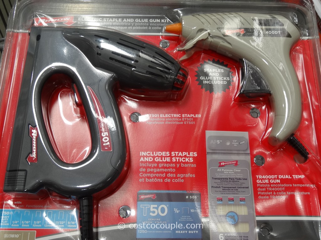 Arrow Electric Stapler and Glue Gun Kit Costco 1
