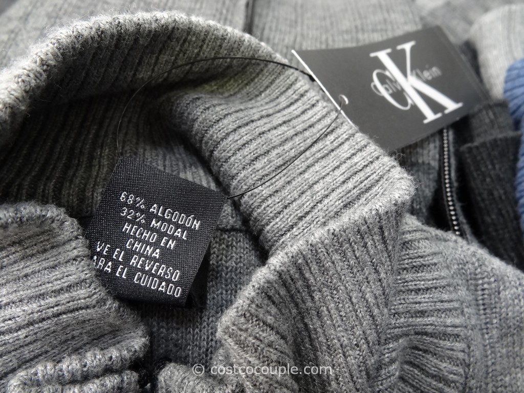 Calvin Klein Men's Full Zip Cardigan Sweater