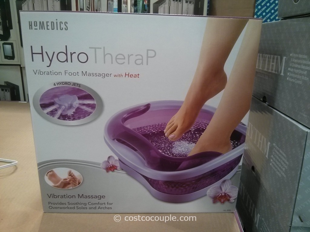 Homedics HydroTheraP Vibration Foot Massager With Heat Costco 4