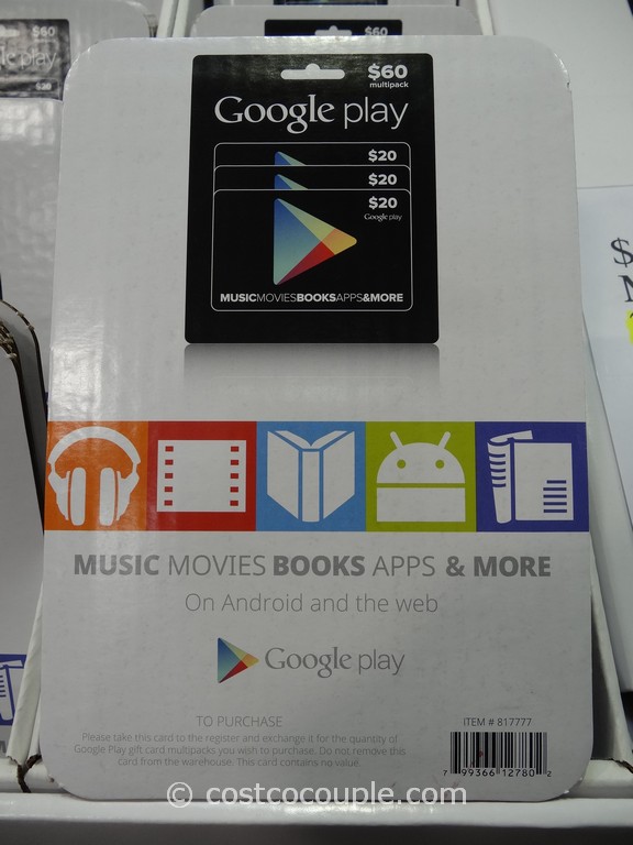 Gift Card Google Play Costco 2