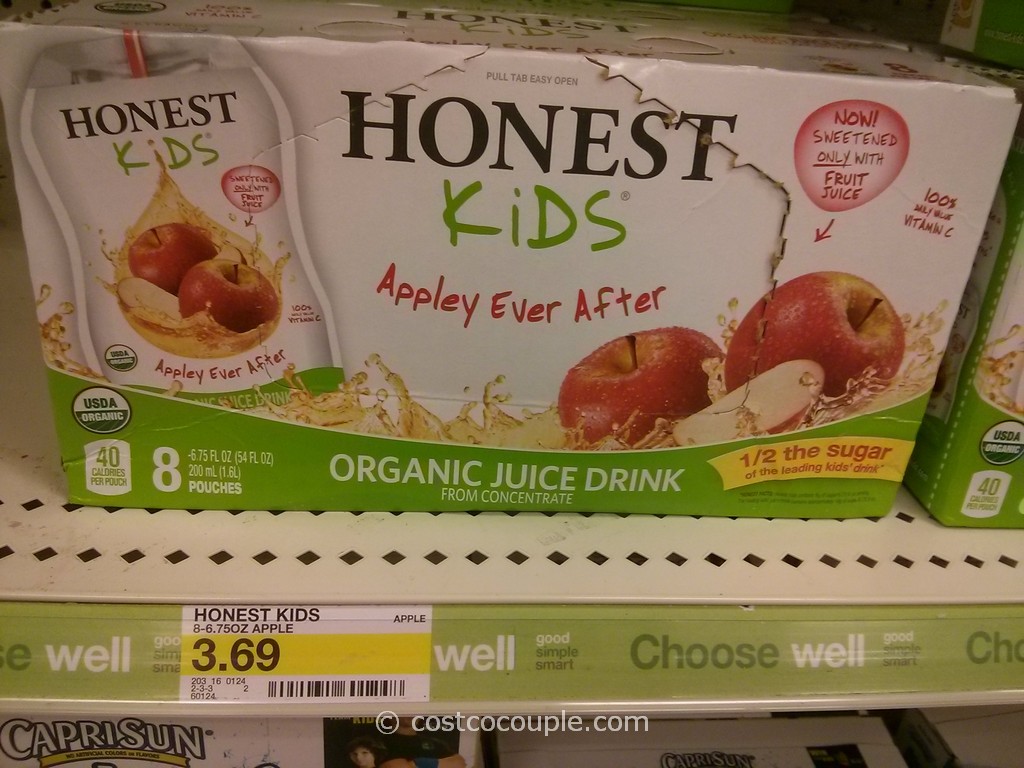 Honest Kids Organic Juice Drink - Costco vs Target. 