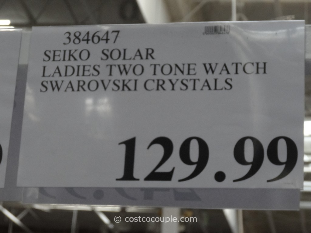 Seiko Solar Ladies' Swarovski Crystals Watch