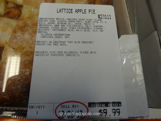 Kirkland Signature Lattice Apple Pie