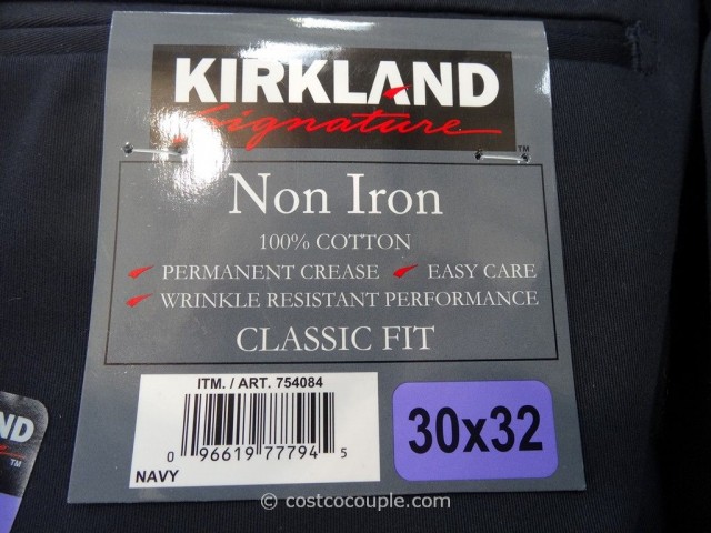 Kirkland Signature Men’s Non Iron Pants