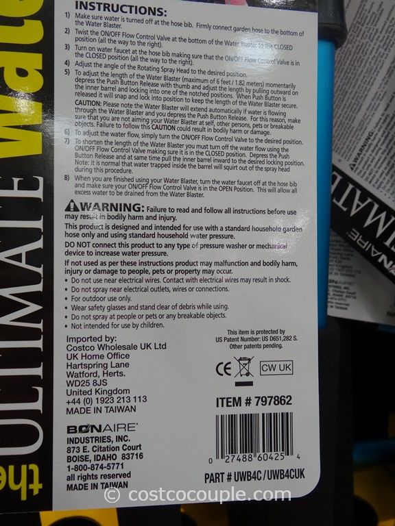 Bon-Aire Original Ultimate Ugello Per Tubo – Multifunzione, 5 Modalità, Acciaio Inox Antigoccia