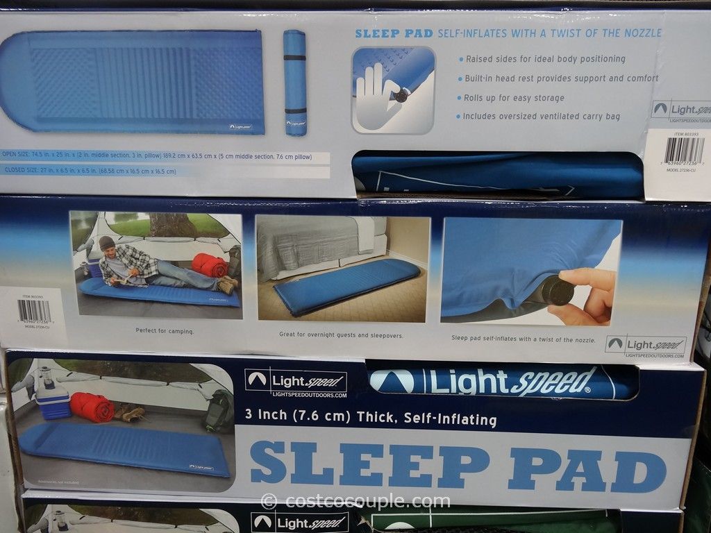 Lightspeed Self-Inflating Foam Sleeping Pad Costco 4