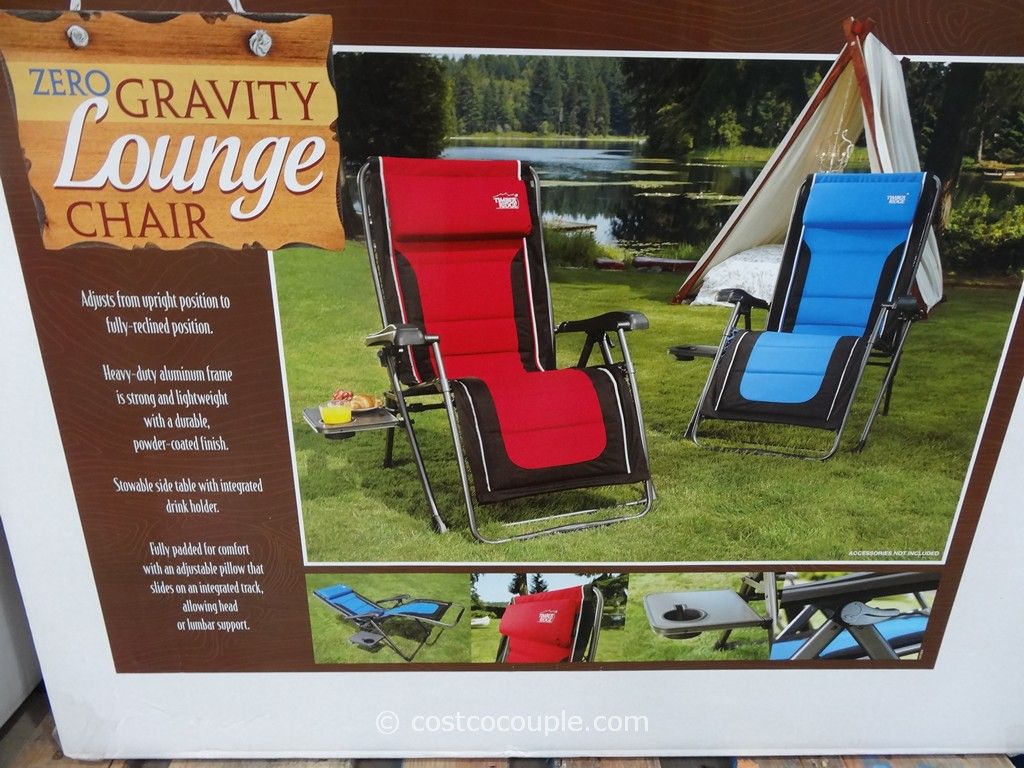 Timber Ridge Zero Gravity Lounge Chair Costco 1