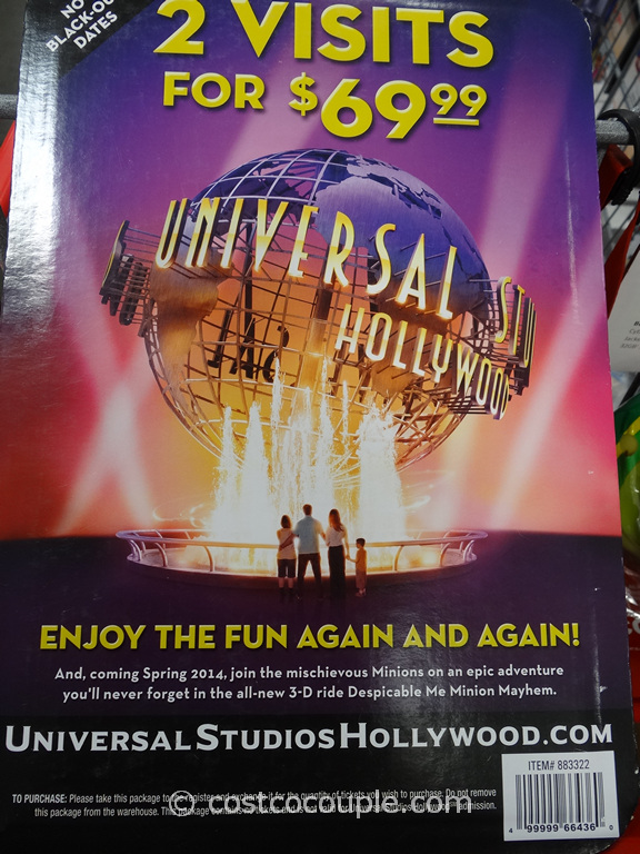 Gift Card Universal Studios Costco 1