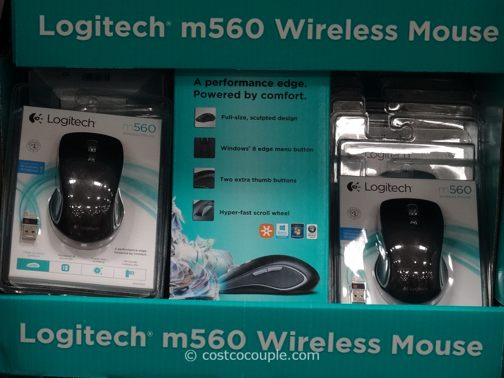 Logitech m560 Wireless Mouse Costco 1