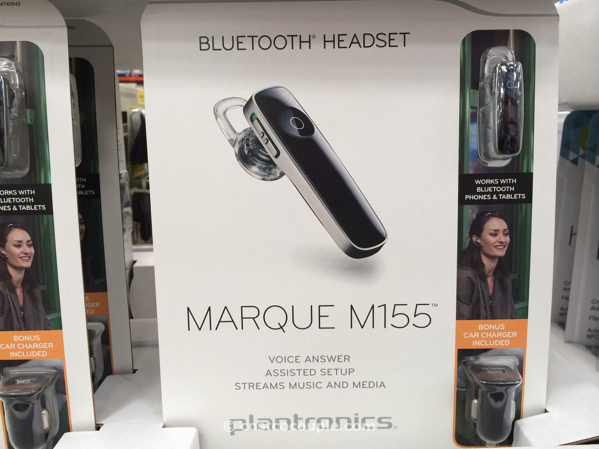 Plantronics M155 Marque Bluetooth Headset Costco 1