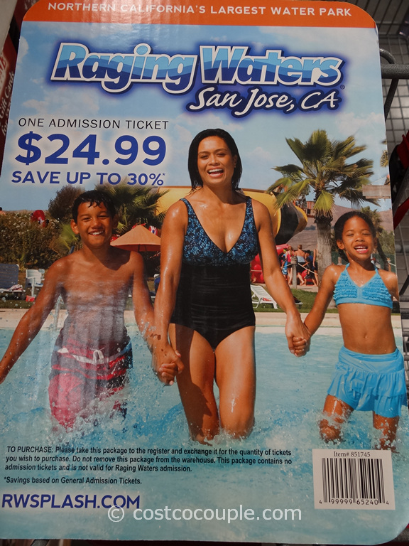 Raging Waters San Jose Tickets Costco