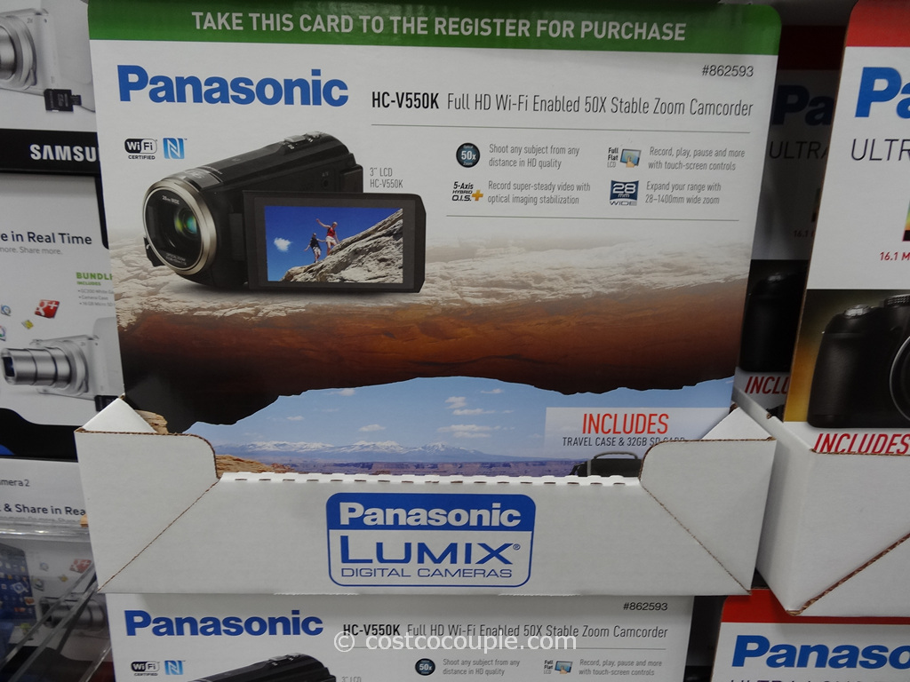 Panasonic HCV550 HD Camcorder Costco 2