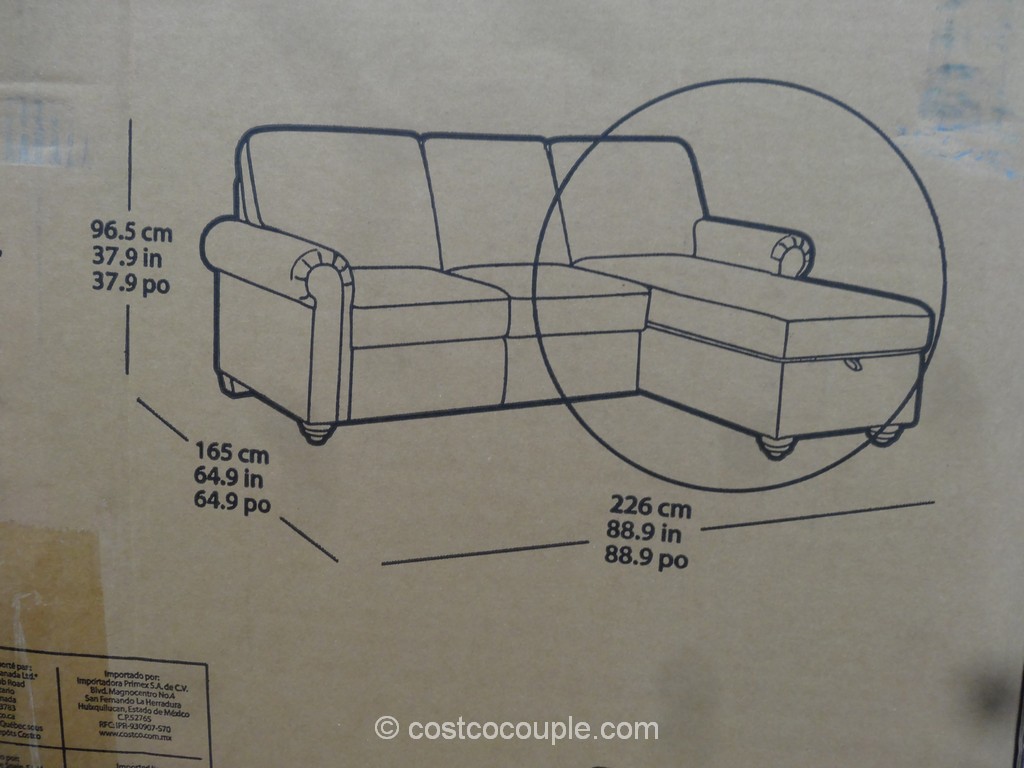 Pulaski Newton Chaise Sofa Bed