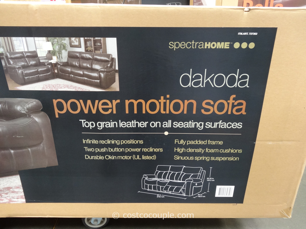 dakoda power motion leather sofa