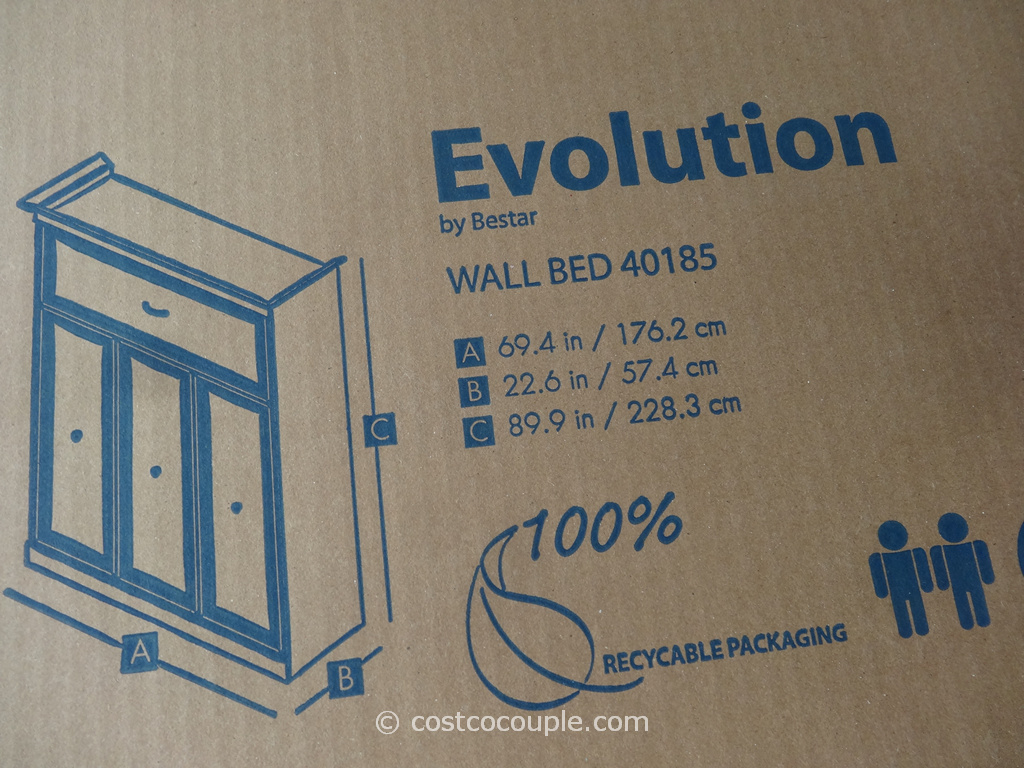 Bestar Evolution Queen Size Wall Bed