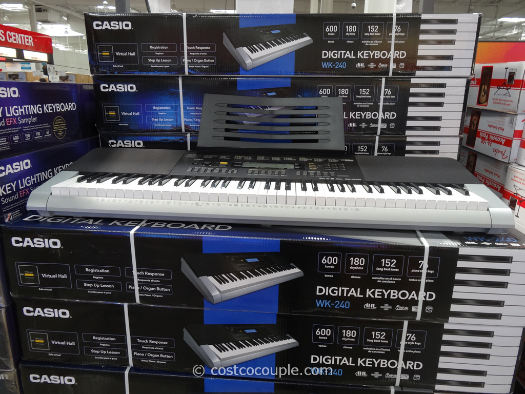 Casio Digital Keyboard WK-240 Costco 4